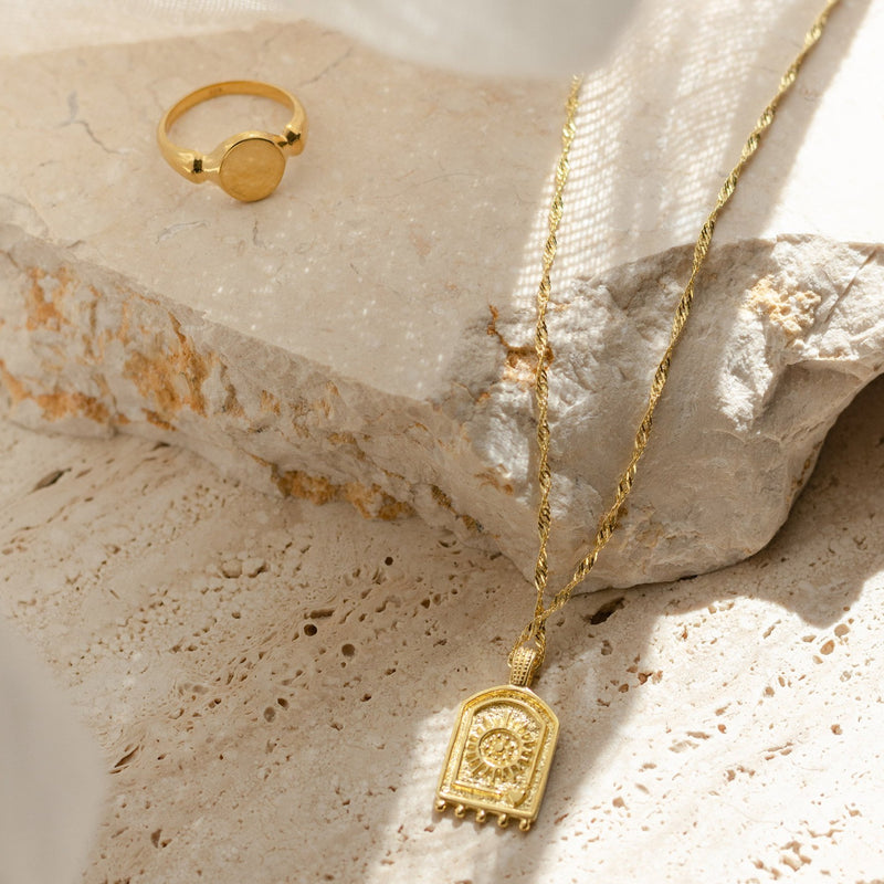 Gold Believer Pendant Necklace