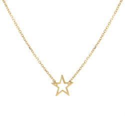 Gold Shooting Star Necklace