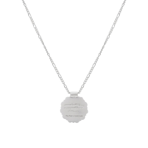 Silver Mother Rose Pendant: Limited Edition Louie Luxe Collab