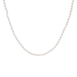 Gold Freshwater Pearl Necklace