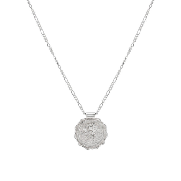 Silver Mother Rose Pendant: Limited Edition Louie Luxe Collab