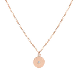 ROSE GOLD GUARDIAN PENDANT NECKLACE