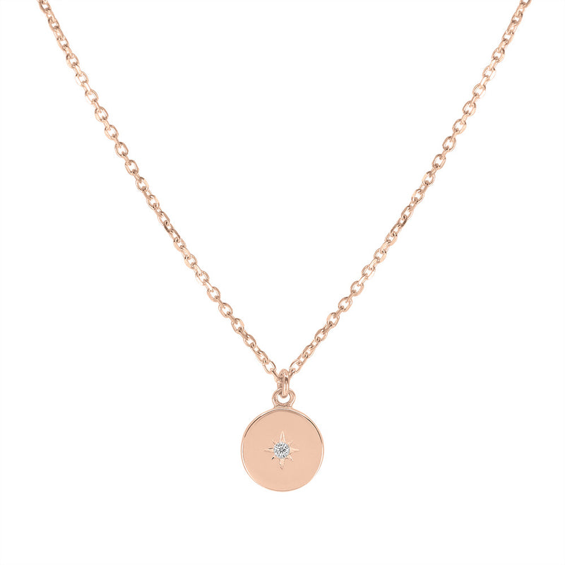 ROSE GOLD GUARDIAN PENDANT NECKLACE