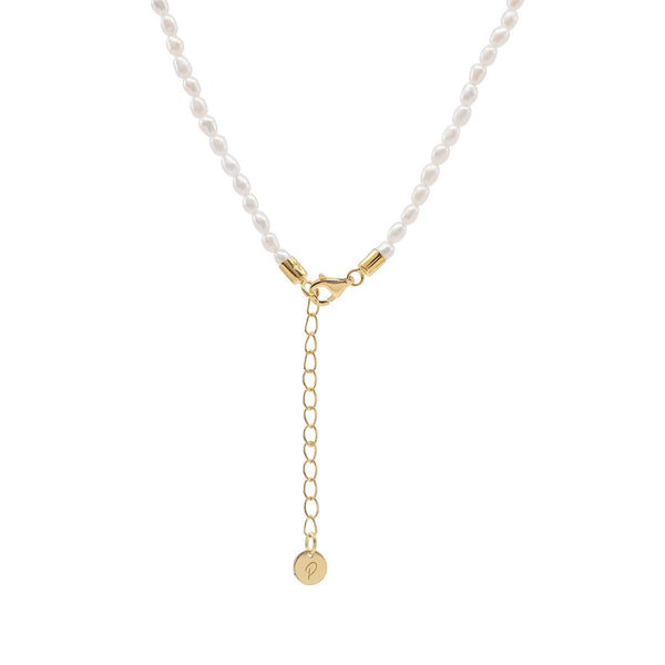 Gold Freshwater Pearl Necklace