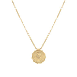 Gold Mother Rose Pendant: Limited Edition Louie Luxe Collab