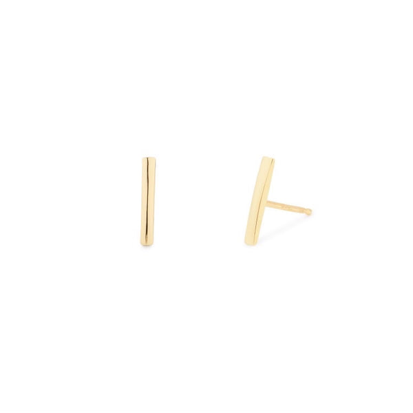 Gold Bar Studs