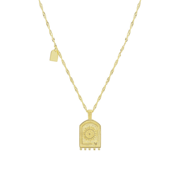 Gold Believer Pendant Necklace