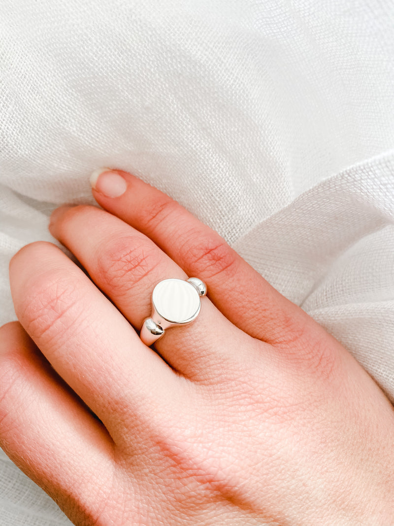 Sami Signet Ring: Silver